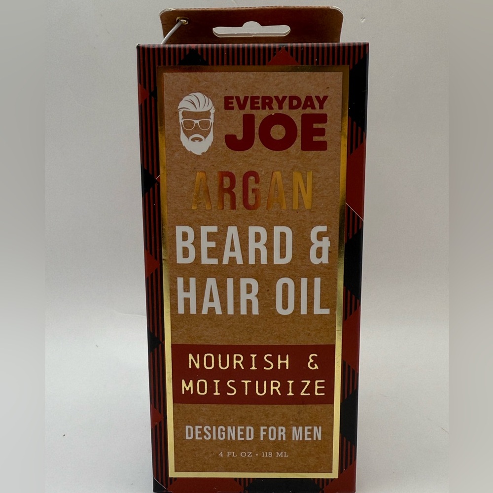 Everyday Joe Argan Beard & Hair Oil 4 Fl Oz